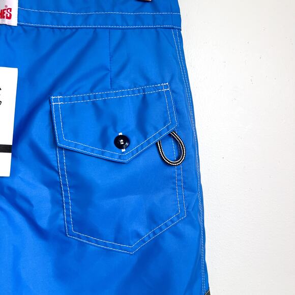 Birdwell Beach Britches Swim Trunks Board Shorts Mens 29 Sky Blue Pool Surf USA - Picture 6 of 10